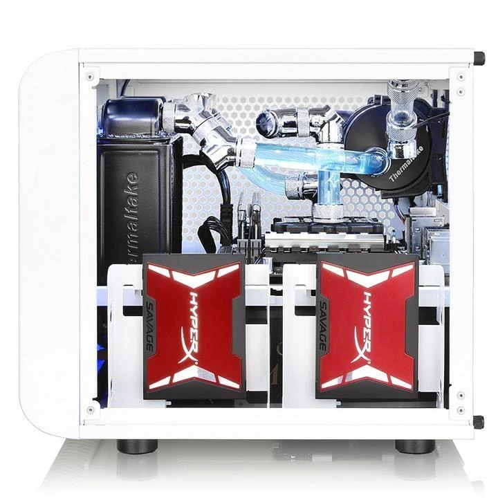 Housing Thermaltake CA-1B8-00S6WN-01 (Mini ITX, baltos spalvos)