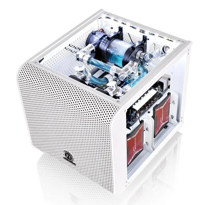 Housing Thermaltake CA-1B8-00S6WN-01 (Mini ITX, baltos spalvos)