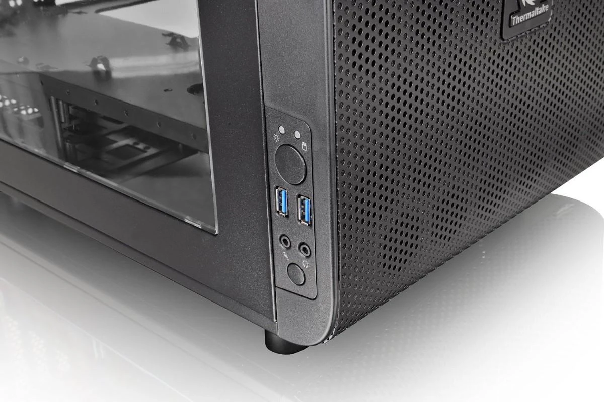 Korpusas Thermaltake Core V21 microATX Window Juodas