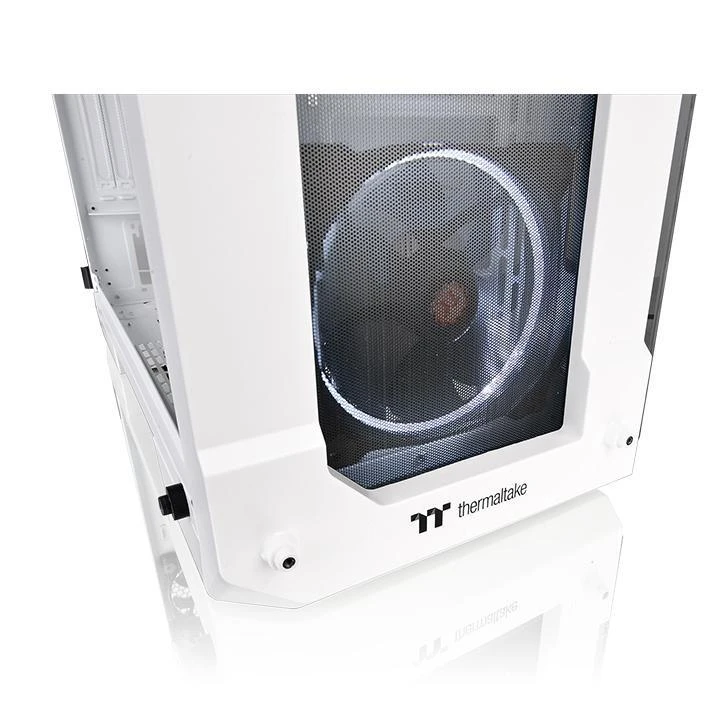 Thermaltake View 71 Riing grūdintas stiklas, sniegas