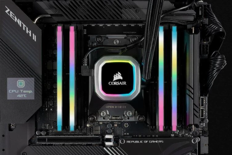RAM Corsair VENGEANCE RGB PRO SL 16 GB, DDR4, 3200 MHz, kompiuteris/serveris, registracijos Nr., ECC Nr.