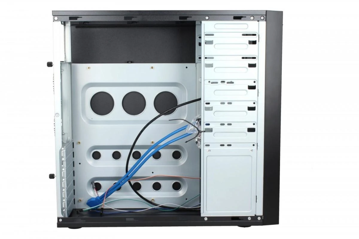 CHIEFTEC IARENA CQ-01B tinklelio ATX MidiTower be maitinimo šaltinio USB3.0 Judas