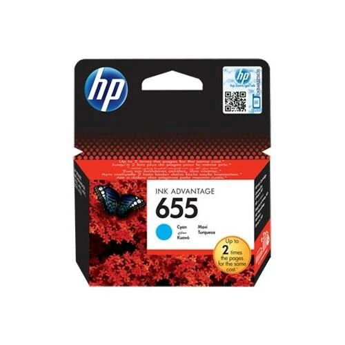 Hewlett Packard (HP) HP No.655 (CZ110AE), žydra kasetė