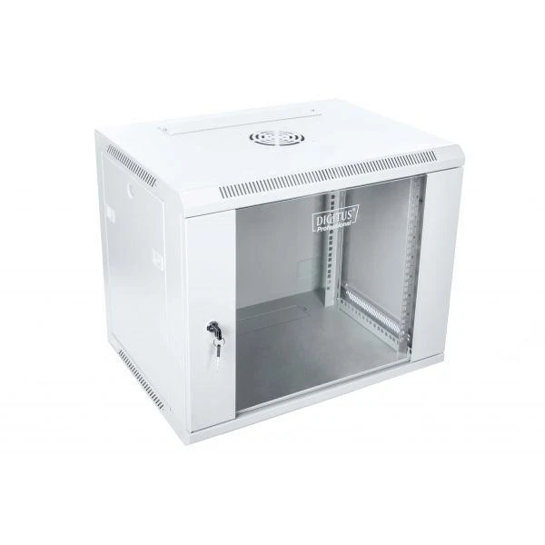 Assmann Electronic DIGITUS DN-W19 09U/450 Sieninė spintelė 9U 600x450mm pilkas RAL 7035