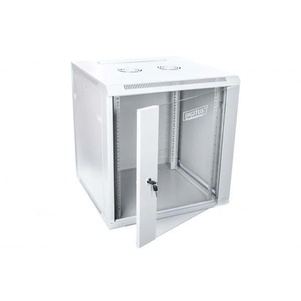 Assmann Electronic DIGITUS DN-W19 12U/600 Sieninė spintelė 12U 600x600mm pilkas RAL 7035