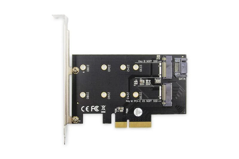 Digitus Skaitmenas | M.2 NGFF / NVMe SSD PCI Express 3.0 (x4) papildoma kortelė | DS-33170
