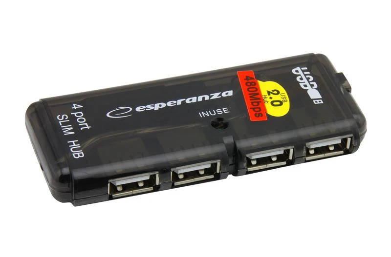 USB 2.0 šakotuvas, 4 prievadai Esperanza EA-112