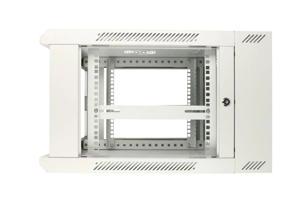 EXTRALINK 6U 600X600 AZH sieninė spintelė sūpynės tipo pilka
