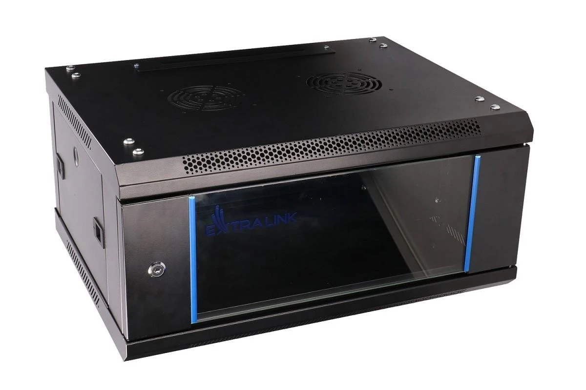 EXTRALINK 4U 600X600 19" RACK CABINET Juodas
