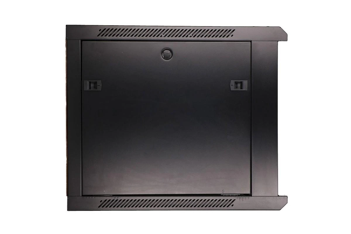 EXTRALINK 9U 600X450 prie sienos montuojama stelažinė spintelė juoda