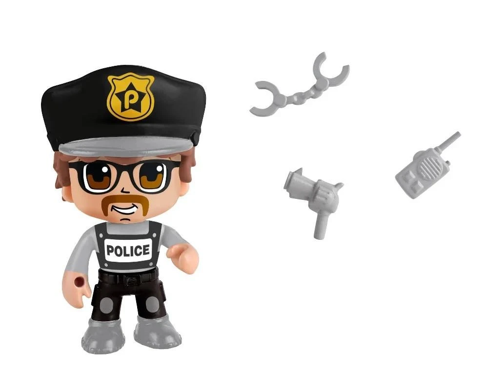 Epee PinyPon veiksmo figūrėlė – keliautojas ir policininkas (FPP16056)