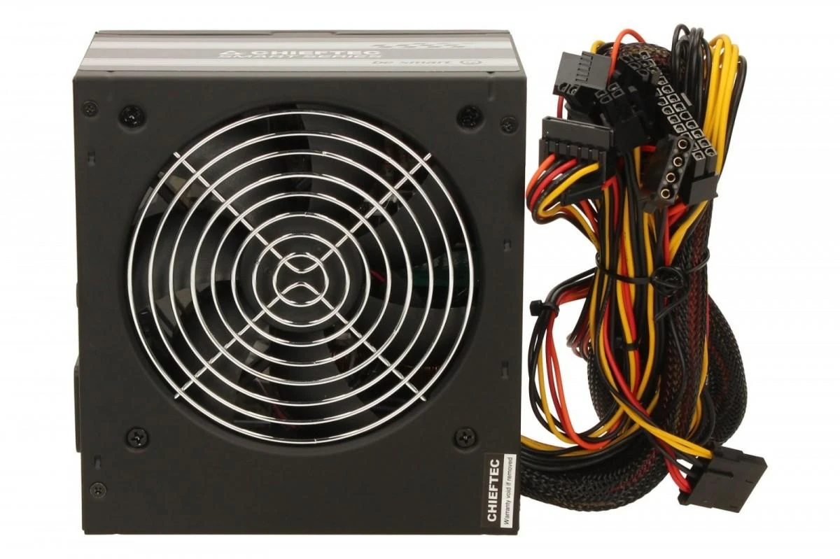 CHIEFTEC PSU 500W 12CM FAN ACTIVE PFC ATX12V V2.3 80+ EFEKTYVUMAS (SU MAITINIMO LAIDU)