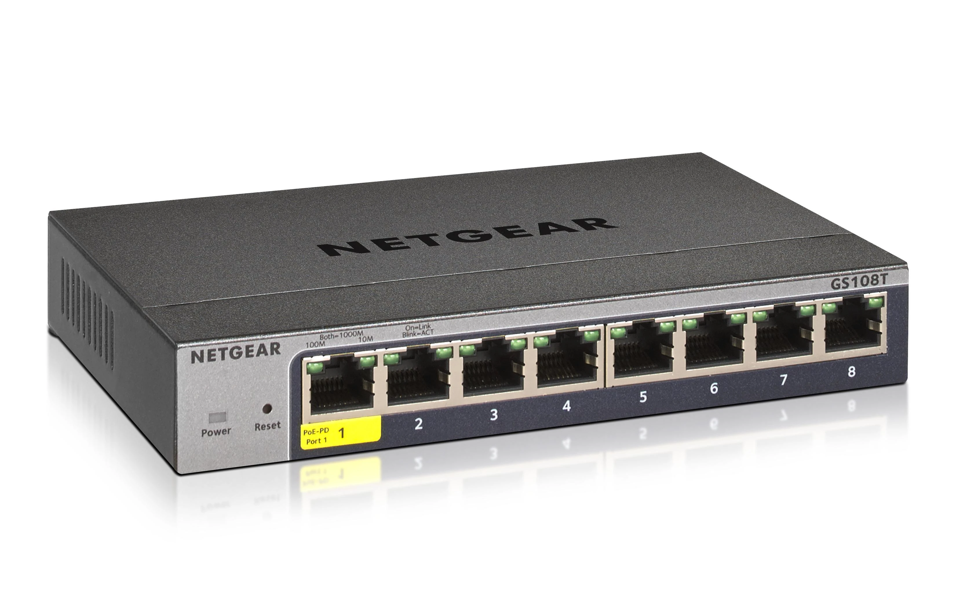 NETGEAR 8 prievadų Gigabit Ethernet Smart Managed Pro jungiklis