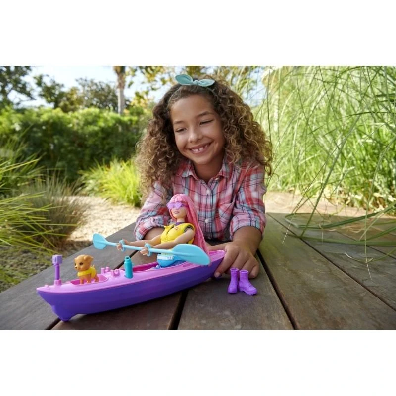Mattel Barbie Daisy na kempingu+kajak zest HDF75 /4