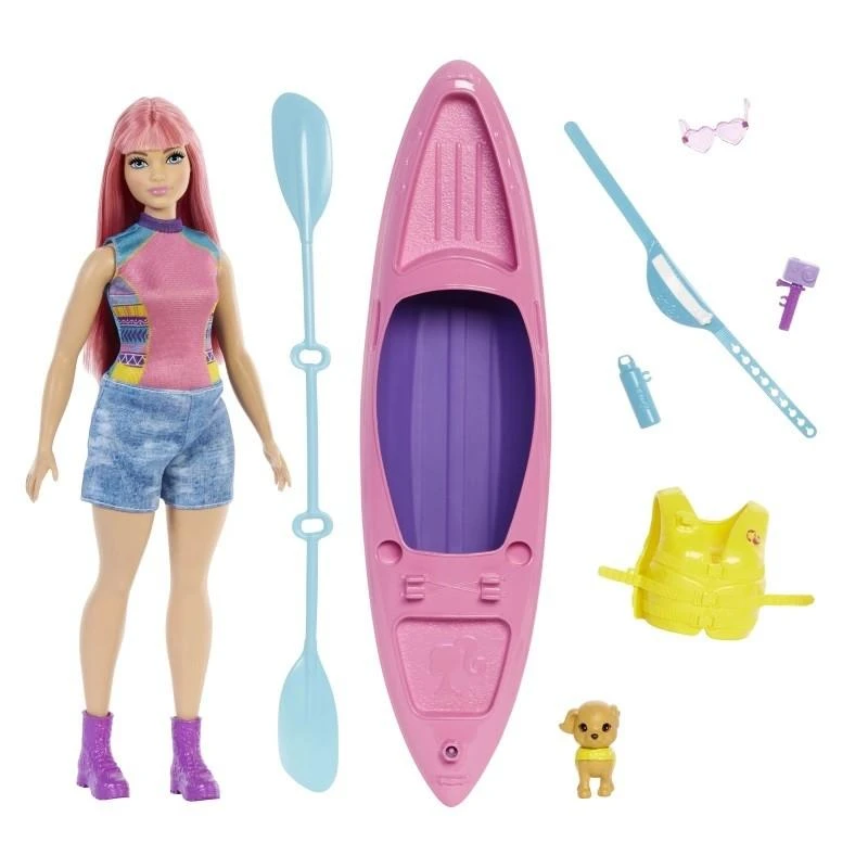 Mattel Barbie Daisy na kempingu+kajak zest HDF75 /4