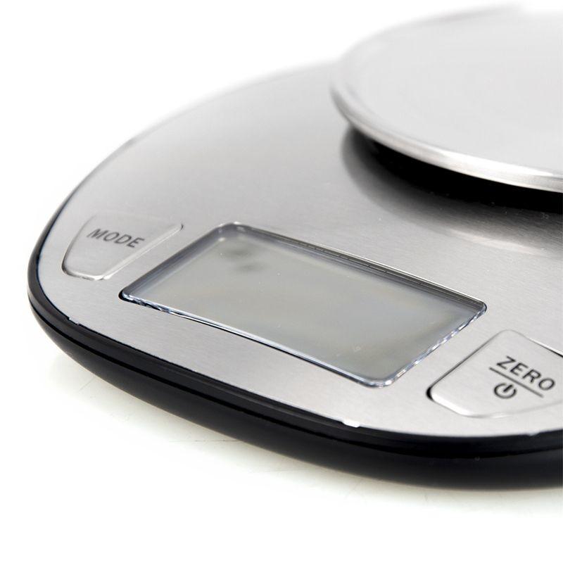 Steel Elektroninės virtuvinės svarstyklės su dubeniu ELDOM WK320S, plieninės