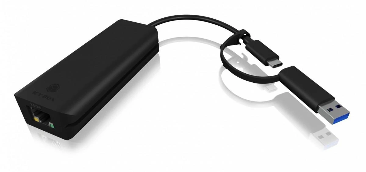Icy Box Kabelis IB-LAN100-C3 USB TYPE-C į LAN