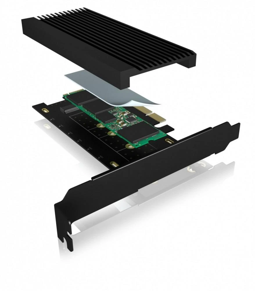 Icy Box Raidsonic | 1x HDD/SSD keitiklis, skirtas PCIe x4 lizdui | IB-PCI208-HS | Judėja