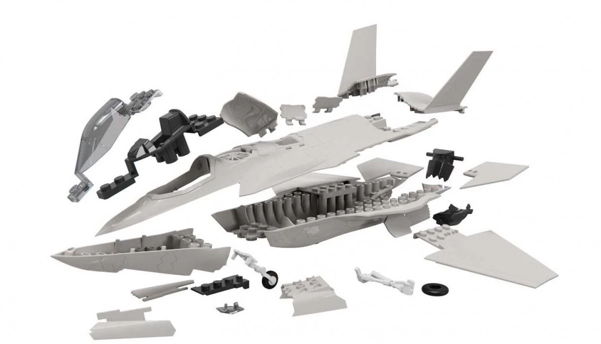 Airfix QUICKBUILD F-35B Lightning II lėktuvas, surenkamas modelis vaikams