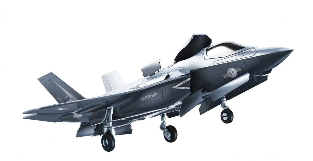 Airfix QUICKBUILD F-35B Lightning II lėktuvas, surenkamas modelis vaikams