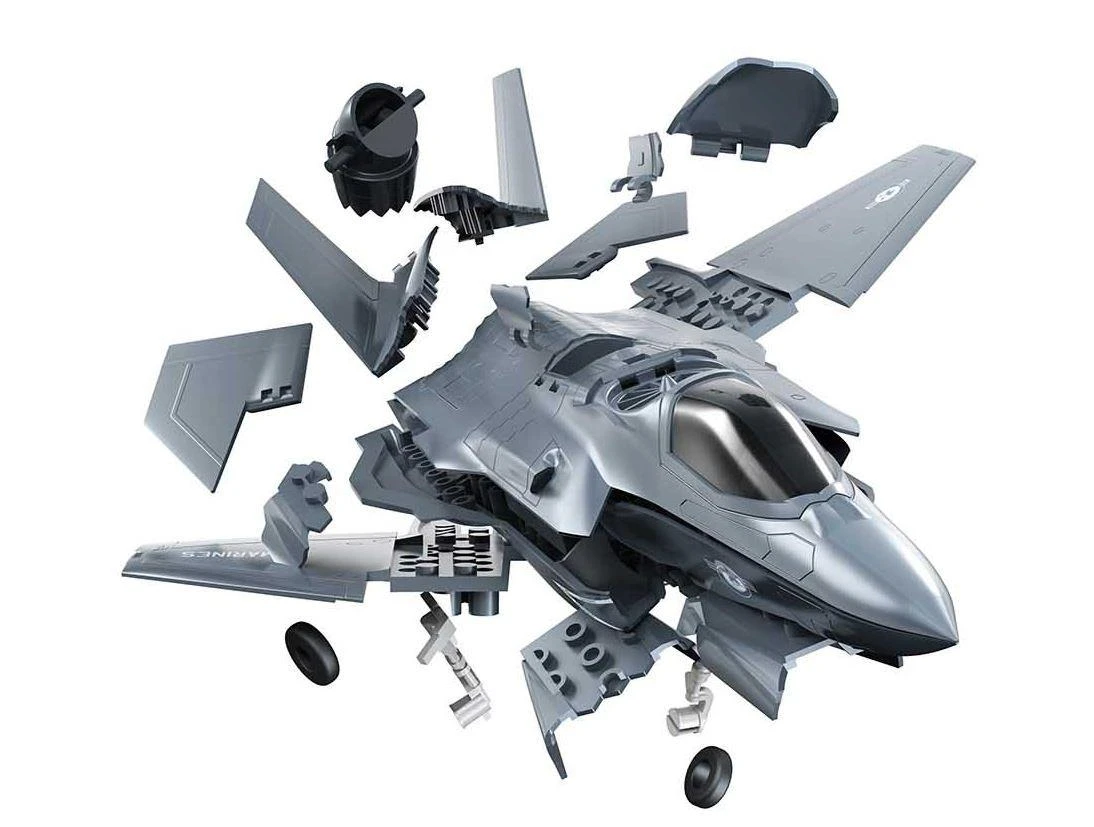 Airfix QUICKBUILD F-35B Lightning II lėktuvas, surenkamas modelis vaikams