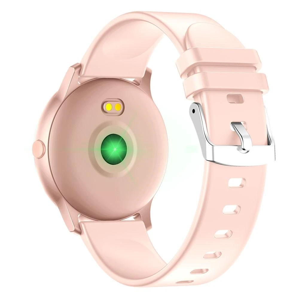 Išmanusis laikrodis Maxcom Fit FW32 Neon, Rožinio aukso spalvos korpusas su rožinės spalvos dirželiu