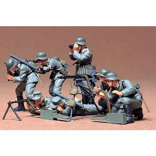 Tamiya Vokiečių kulkosvaidžių kariai 1/35 plastikinių figūrėlių rinkinys