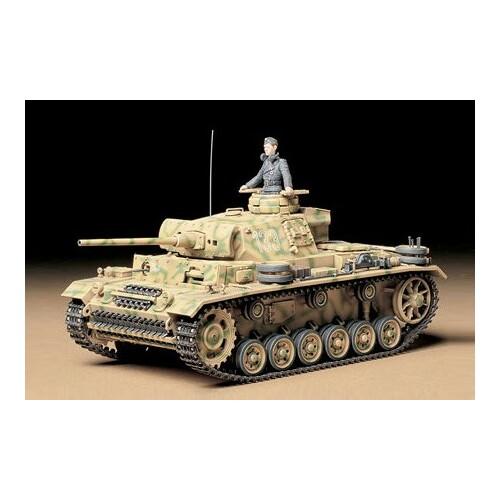 Tamiya Panzerkampfwagen III Ausf. L plastikinis tanko modelis 1/35