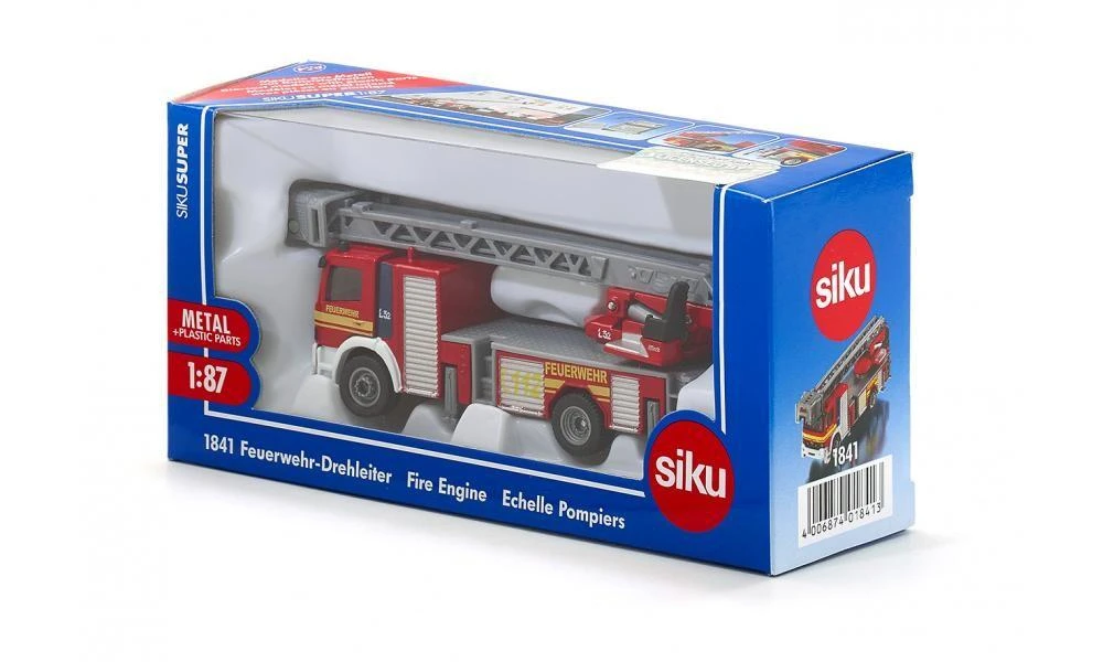 Gaisrinis automobilis Siku Super su kopėčiomis S1841