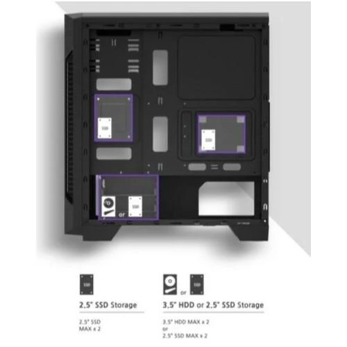 Stacionarau kompiuterio korpusas  ZALMAN S3 case Zalman S3 ATX MID Tower Computer Case with window