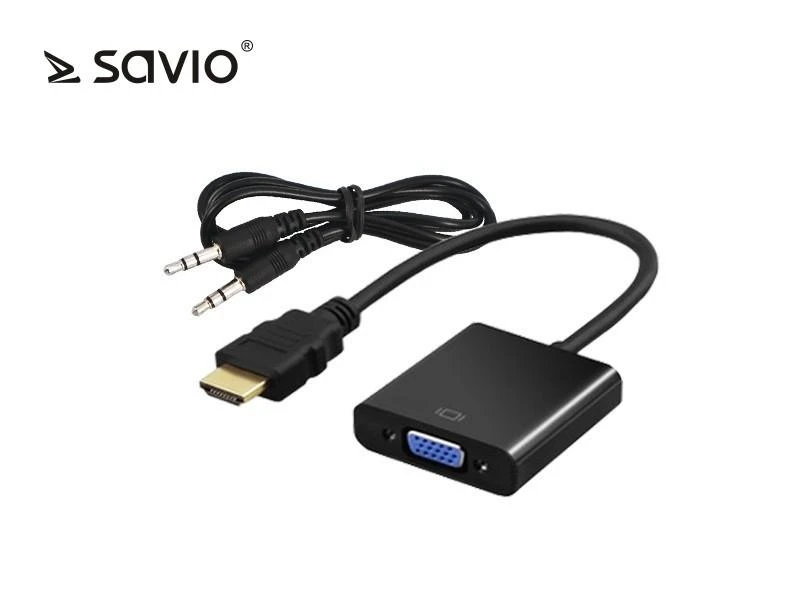 Vaizdo Adapteris - Savio CL-23/B Juodas