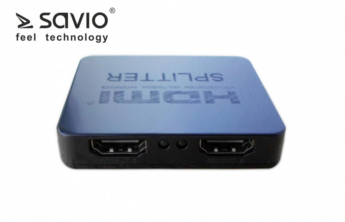 HDMI Skirstytuvas - Savio CL-93 4K 2 Prievadai Juodas