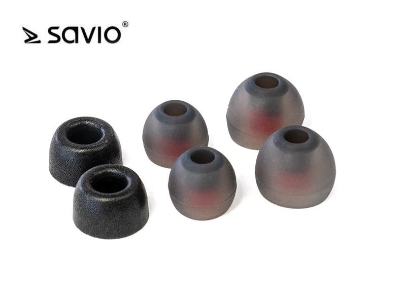 Belaidės Ausinės - Savio TWS-03 Juodos