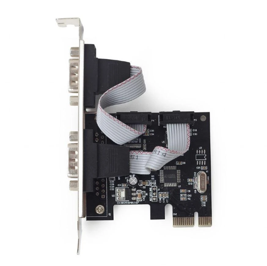 GEMBIRD SPC-22 PCI Express kortelė 2x serijinė žemo profilio