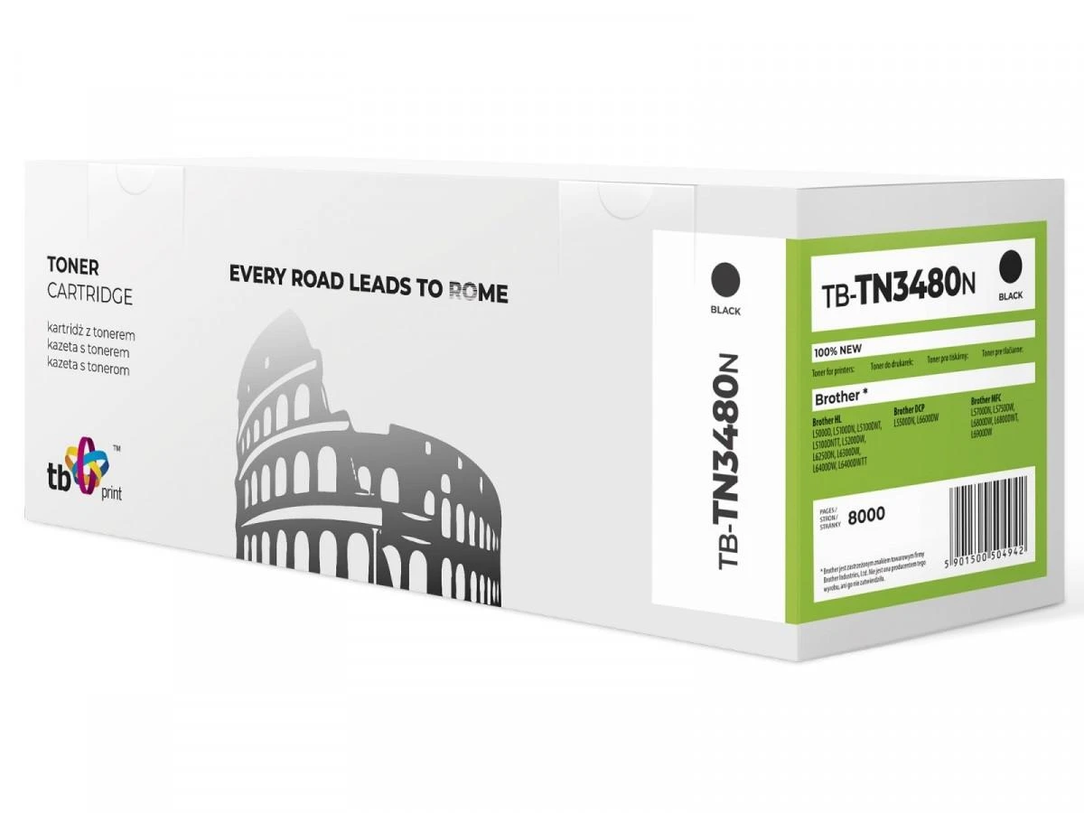 Kasetė lazeriniui spausdintuvui TB Print TB-TN3480N