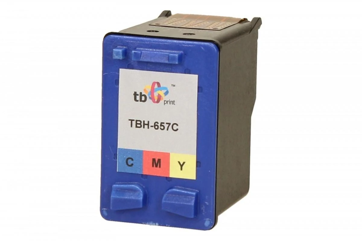 Kasetė rašaliniams spausdintuvams TB Print TBH-657C (HP Nr. 57 - C6657A), perdirbta, Color