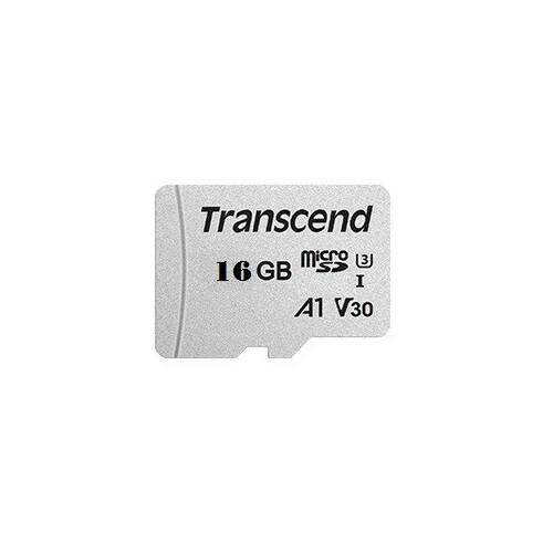Atminties kortelė su adapteriu Transcend microSDHC USD300S 16GB CL10 UHS-I U3 iki 95MB/S