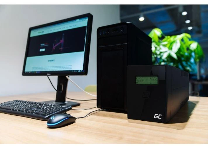 Green Cell Žalias Cell GREENCELL UPS02 UPS Micropower 800VA Žalias Cell