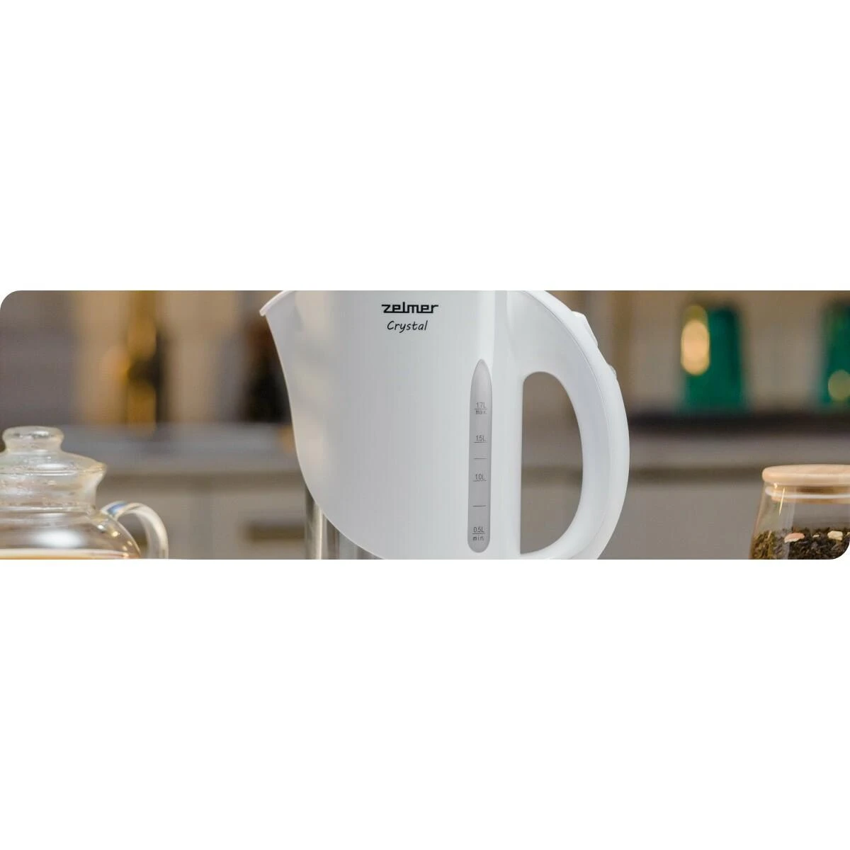 Virdulys - Zelmer ZCK 7630W 1,7L 2200W Baltas