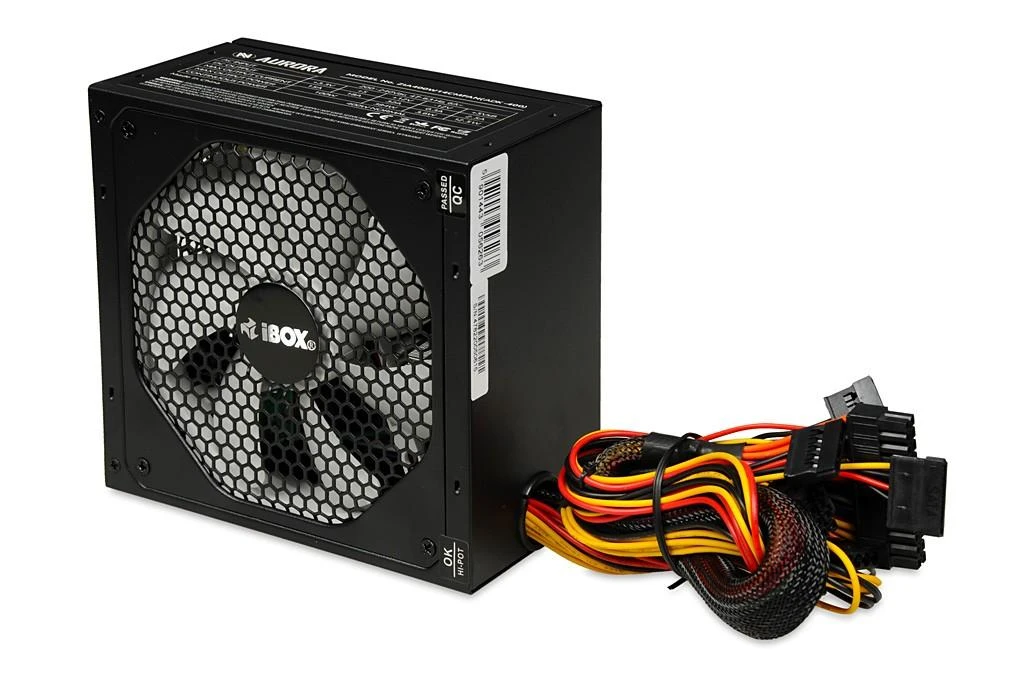 IBOX AURORA 600W 14cm ventiliatorius PSU GAMING