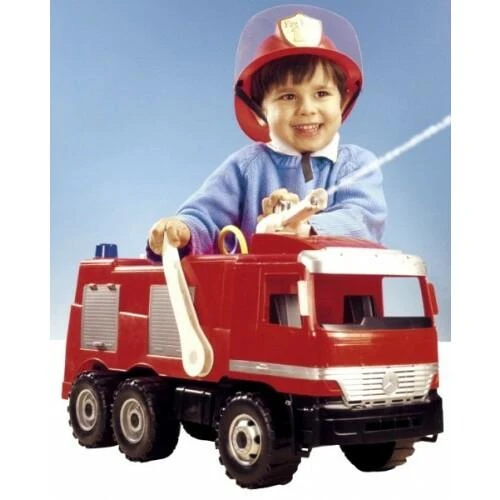 Gaisrinė mašina Lena Mercedes Actros, 64 cm (išlaiko 50 kg apkrovą)