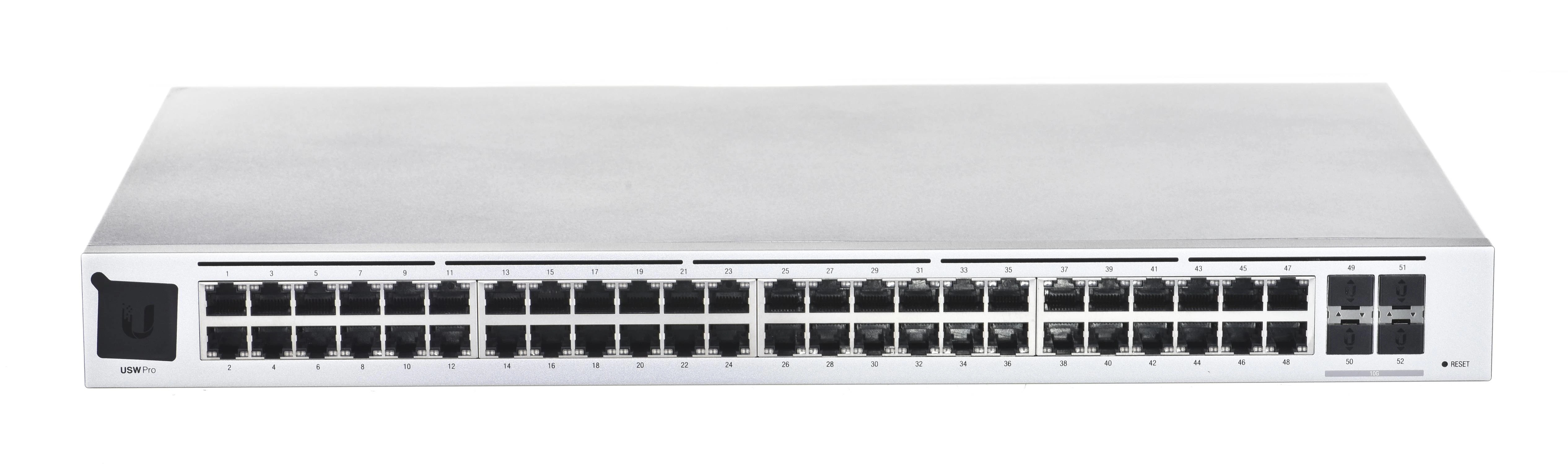 Šakotuvas UBIQUITI 48 prievadų Gigabit UniFi L3 jungiklis + 4x 10GbE SFP+ jungtys