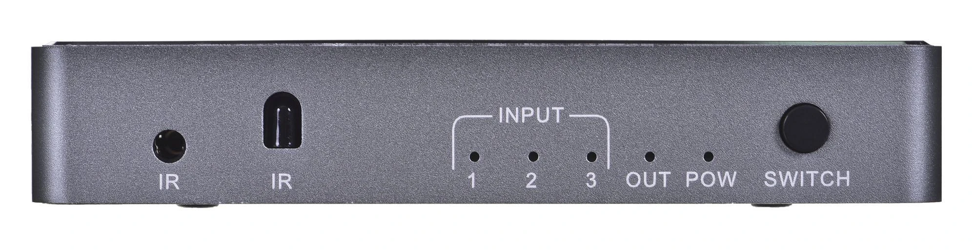 Unitek HDMI 1.4b 3 IN-1 OUT 4K signalo perjungiklis