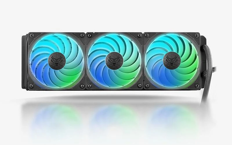 Sapphire Nitro+ S360-A All-in-One Liquid Cooler, ARGB, juodos spalvos – 360 mm