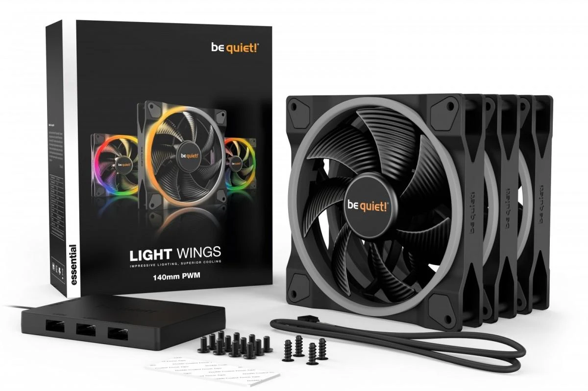 LISTAN BE QUIET LIGHT WINGS 140mm PWM Triple-Set