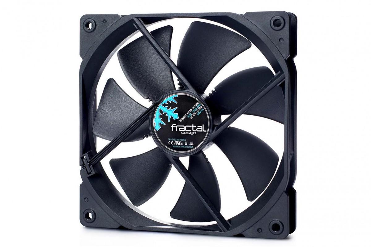 Fractal Design | Dynamic X2 GP-12 PWM Juodas | Baltas blades, juodas frame | Case fan