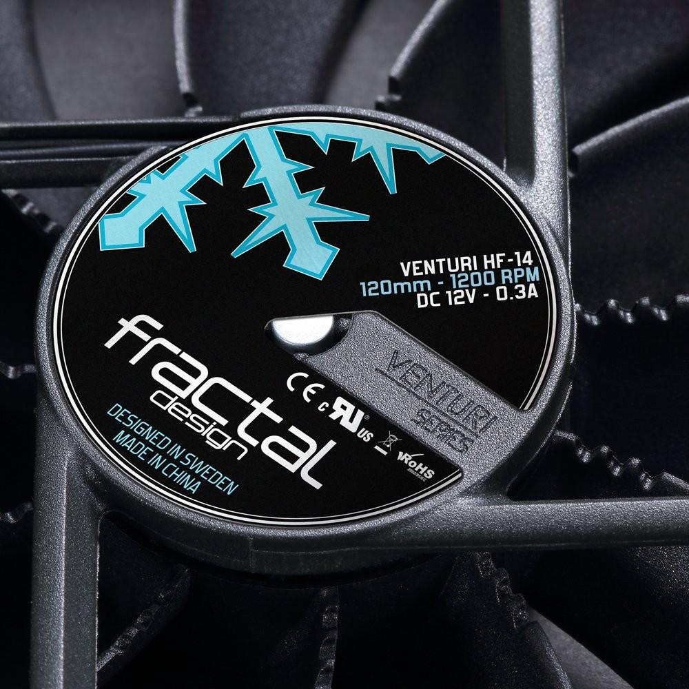Fractal Design | FD-FAN-VENT-HF14-BK | Juodas, Pilkas | Fan