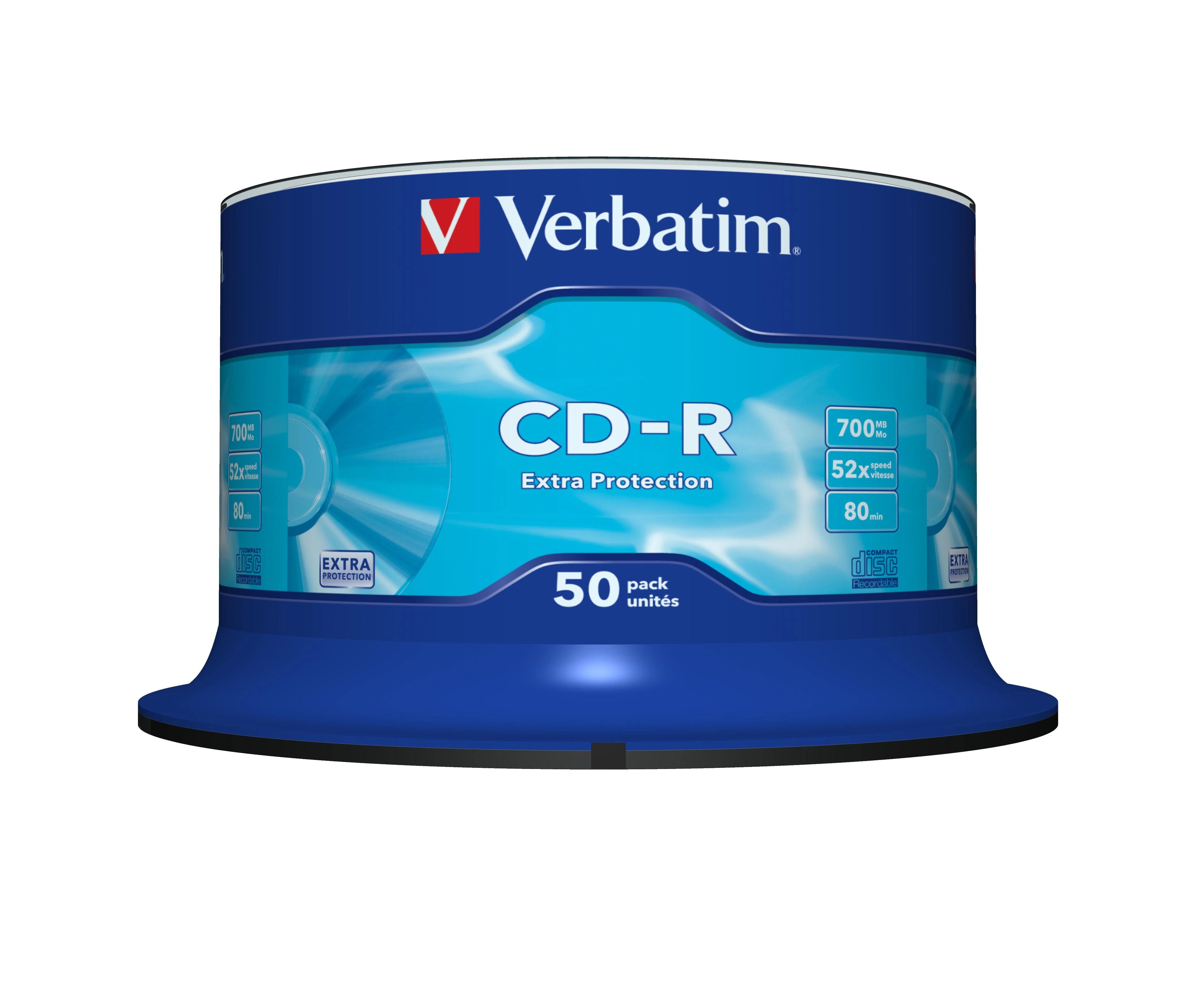 Verbatim CD-R 700MB 50 vnt. pakuotė