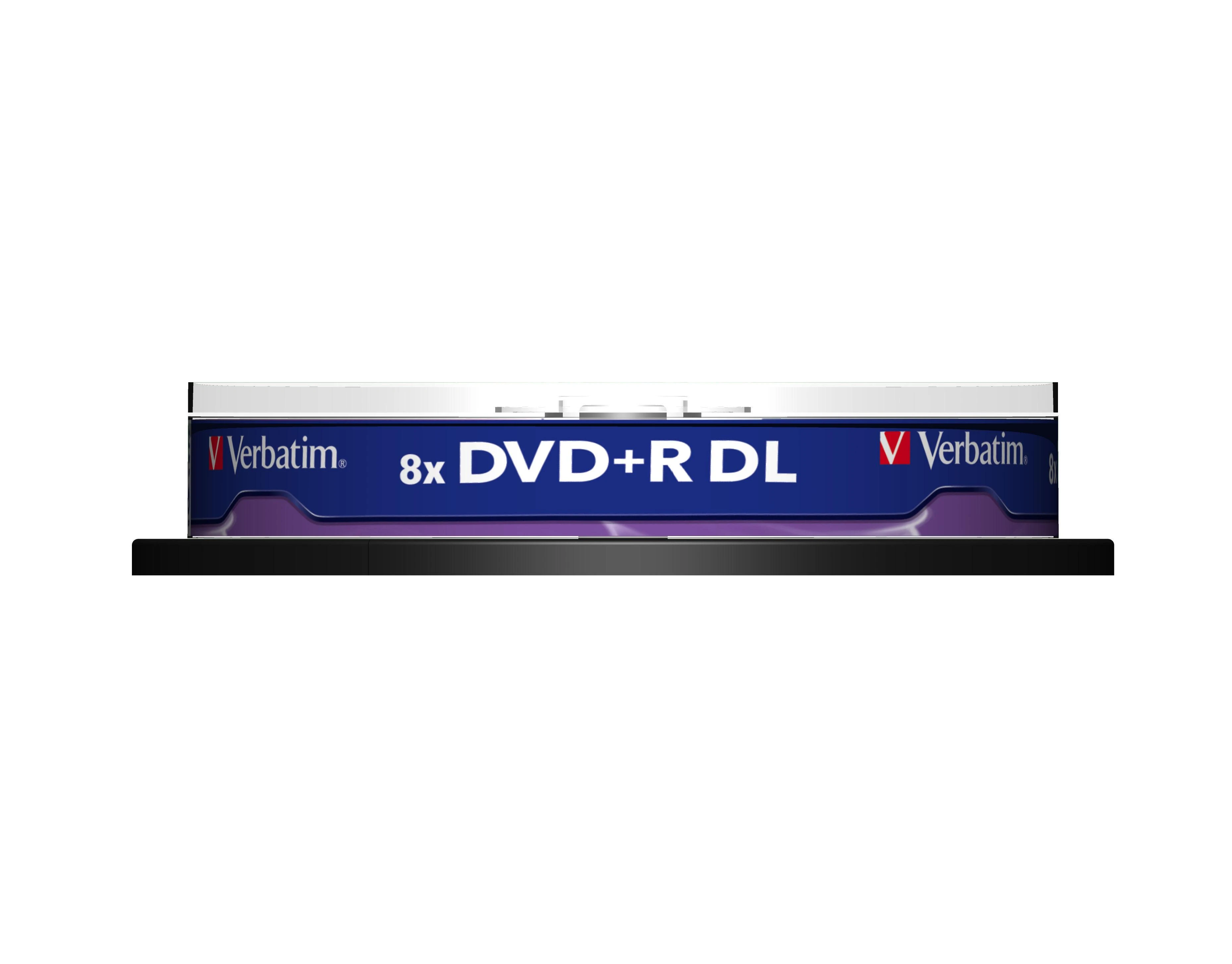 Verbatim DVD+R 8x 8.5GB DL Matte sidabrinis 10 vnt. pakuotė