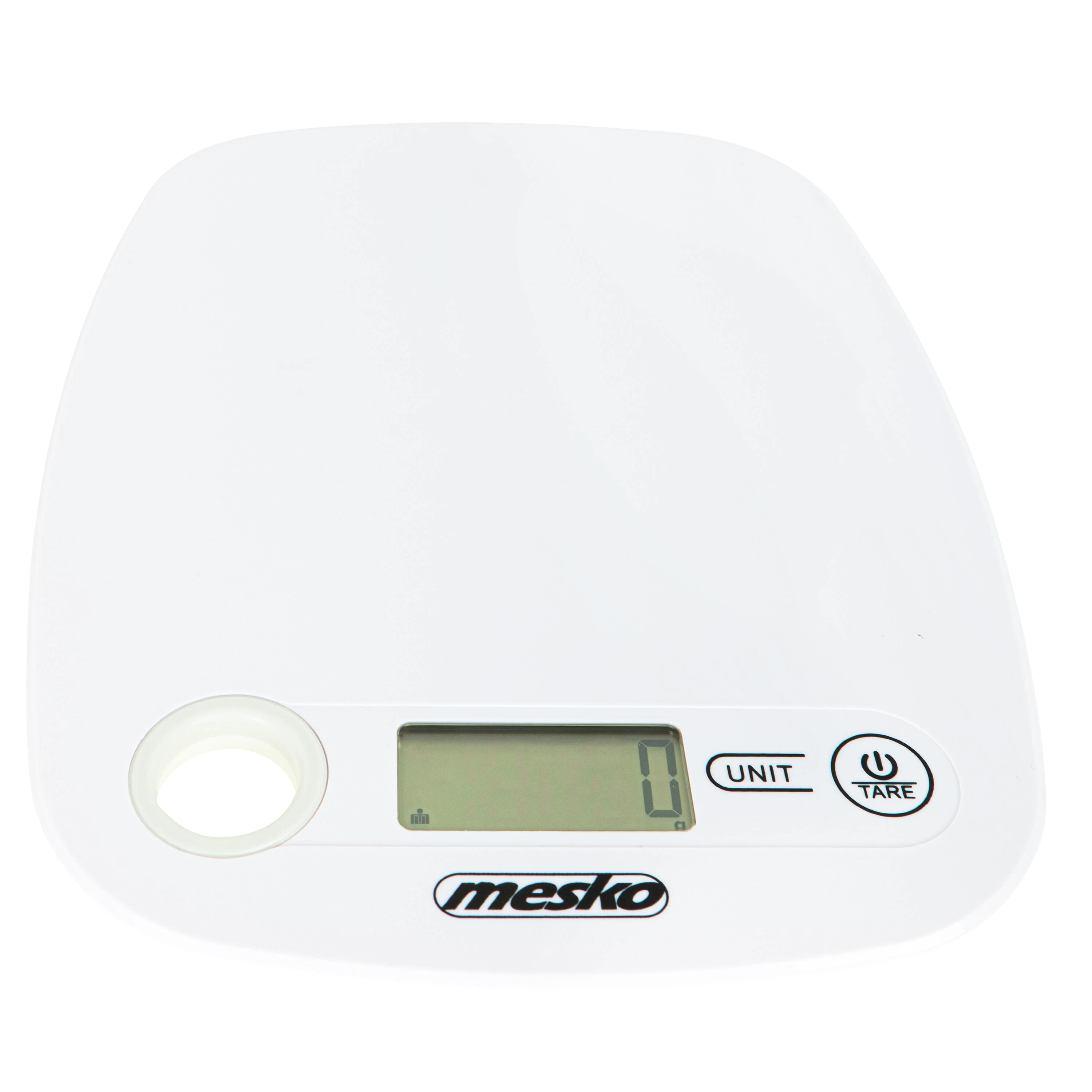Mesko | Virtuvinės svarstyklės | MS 3159w | Maximum weight (capacity) 5kg | Graduation 1 g | Ekranas type LCD | Baltas